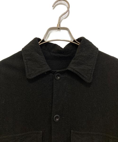 JUNYA WATANABE MAN（ジュンヤワタナベマン）JUNYA WATANABE MAN (ジュンヤワタナベマン) FILSON (フィルソン) 製品染縮絨 Wool Acrylic Twill Jacket　WP-J008 ブラック サイズ:Mの古着・服飾アイテム