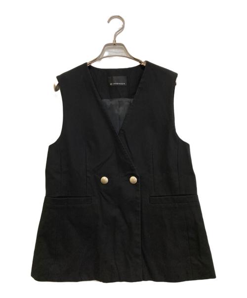 M-PREMIER（エムプルミエ）M-PREMIER (エムプルミエ) ベスト　A142-001 ブラック サイズ:38の古着・服飾アイテム