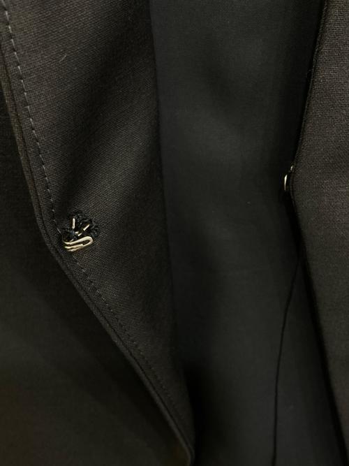 theory luxe（セオリーリュクス）theory luxe (セオリーリュクス) ノーカラージャケット　03-2304192-890-036 ブラック サイズ:36の古着・服飾アイテム