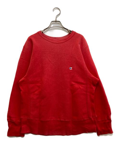 Champion REVERSE WEAVE（チャンピオン リバース ウィーブ）Champion REVERSE WEAVE (チャンピオン リバース ウィーブ) リバースウィーブスウェット レッド サイズ:MEDIUMの古着・服飾アイテム
