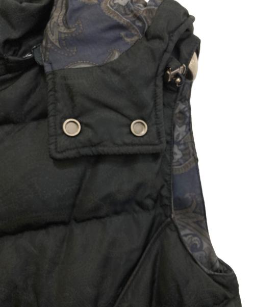 ETRO（エトロ）ETRO (エトロ) ペイズリー柄 ダウンベスト　152-1S138-5531 ネイビー サイズ:36の古着・服飾アイテム