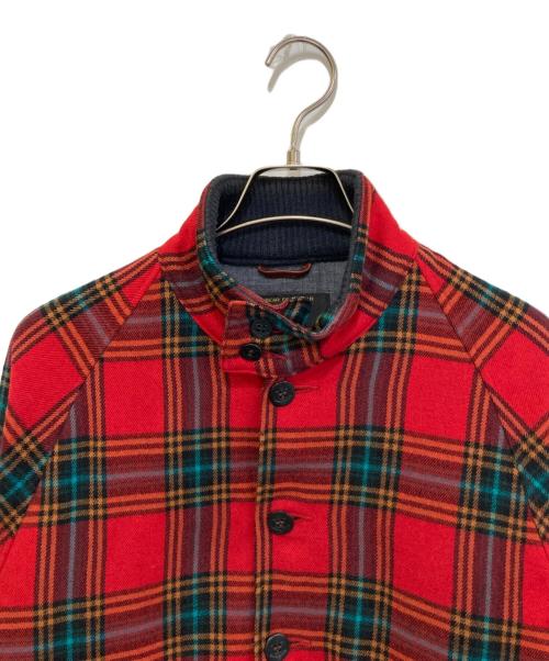 Golden Bear（ゴールデンベア）Golden Bear (ゴールデンベア) チェックジャケット レッド サイズ:Sの古着・服飾アイテム
