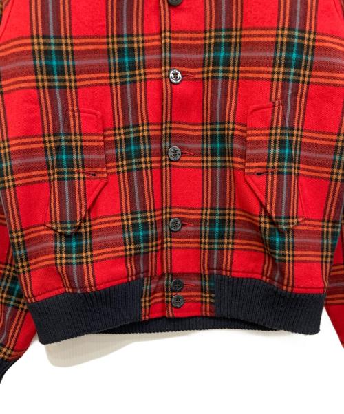 Golden Bear（ゴールデンベア）Golden Bear (ゴールデンベア) チェックジャケット レッド サイズ:Sの古着・服飾アイテム