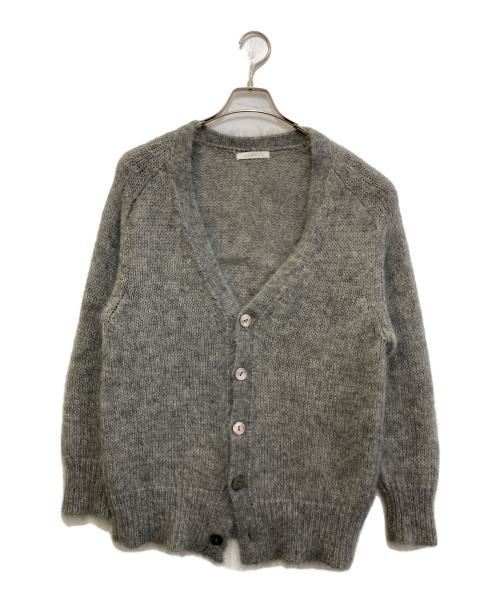 GALERIE VIE（ギャルリーヴィー）GALERIE VIE (ギャルリーヴィー) キッドモヘヤ Vネックカーディガン グレー サイズ:Fの古着・服飾アイテム