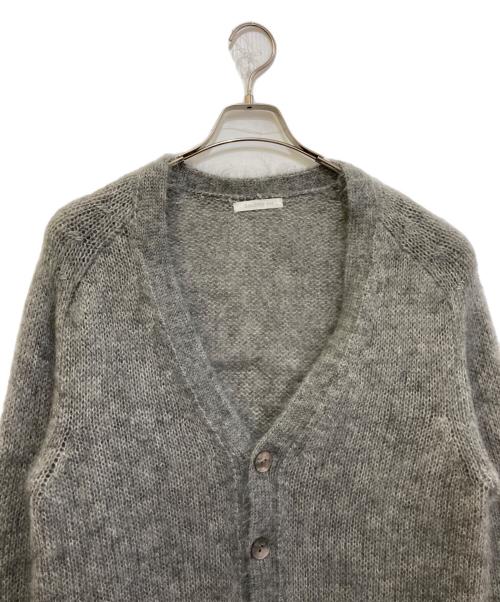 GALERIE VIE（ギャルリーヴィー）GALERIE VIE (ギャルリーヴィー) キッドモヘヤ Vネックカーディガン グレー サイズ:Fの古着・服飾アイテム