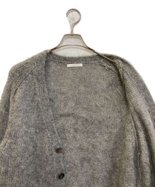 GALERIE VIE（ギャルリーヴィー）GALERIE VIE (ギャルリーヴィー) キッドモヘヤ Vネックカーディガン グレー サイズ:Fの古着・服飾アイテム