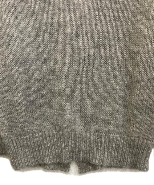 GALERIE VIE（ギャルリーヴィー）GALERIE VIE (ギャルリーヴィー) キッドモヘヤ Vネックカーディガン グレー サイズ:Fの古着・服飾アイテム