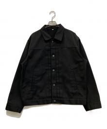 MUJI LABO（ムジラボ）の古着「再生ポリエステルデニムジャケット」｜ブラック