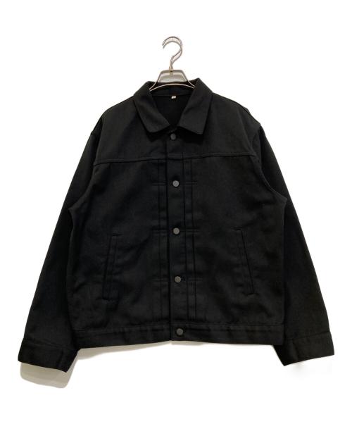 MUJI LABO（ムジラボ）MUJI LABO (ムジラボ) 再生ポリエステルデニムジャケット ブラック サイズ:Lの古着・服飾アイテム