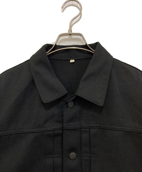 MUJI LABO（ムジラボ）MUJI LABO (ムジラボ) 再生ポリエステルデニムジャケット ブラック サイズ:Lの古着・服飾アイテム