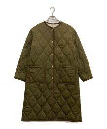 MACKINTOSH PHILOSOPHY（マッキントッシュ フィロソフィー）の古着「キルティングロングコート H5A54-642-78」｜カーキ