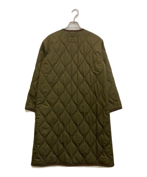 MACKINTOSH PHILOSOPHY（マッキントッシュ フィロソフィー）MACKINTOSH PHILOSOPHY (マッキントッシュ フィロソフィー) キルティングロングコート H5A54-642-78 カーキ サイズ:36の古着・服飾アイテム