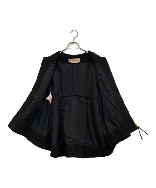 MARNI（マルニ）MARNI (マルニ) ノーカラージャケット　GIMAQ22U00TW420 ブラック サイズ:38の古着・服飾アイテム