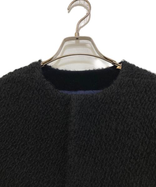 DRAWER（ドゥロワー）DRAWER (ドゥロワー) ノーカラーショートコート　6522-234-0253 ブラック サイズ:38の古着・服飾アイテム