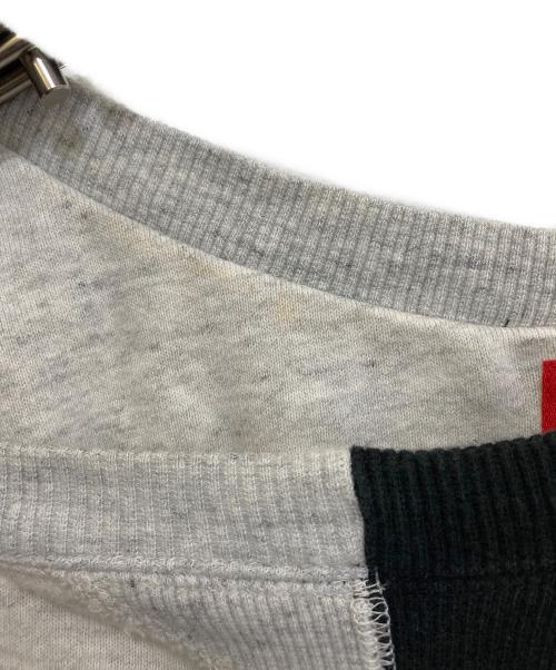 Vivienne Westwood RED LABEL（ヴィヴィアンウエストウッドレッドレーベル）Vivienne Westwood RED LABEL (ヴィヴィアンウエストウッドレッドレーベル) ロゴ刺繍スウェット　16-12-392012 グレー×ブラック サイズ:Sの古着・服飾アイテム
