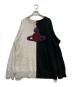 Vivienne Westwood RED LABEL（ヴィヴィアンウエストウッドレッドレーベル）の古着「ロゴ刺繍スウェット　16-12-392012」｜グレー×ブラック