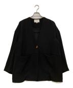 ENFOLDエンフォルド）の古着「LOOSE JACKET　300GS930-0220」｜ブラック