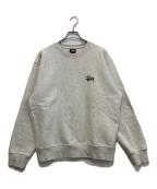 stussyステューシー）の古着「BASIC STUSSY CREW」｜グレー
