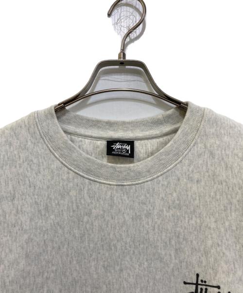 stussy（ステューシー）stussy (ステューシー) BASIC STUSSY CREW グレー サイズ:Mの古着・服飾アイテム