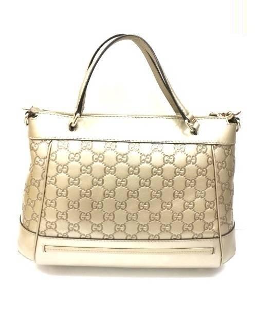 GUCCI（グッチ）GUCCI (グッチ) 2WAYショルダーバッグ マッドゴールド 269894の古着・服飾アイテム