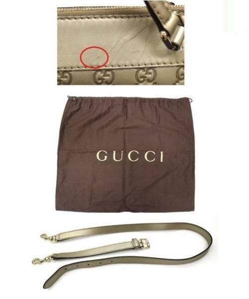GUCCI（グッチ）GUCCI (グッチ) 2WAYショルダーバッグ マッドゴールド 269894の古着・服飾アイテム