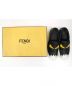 中古・古着 FENDI (フェンディ) モンスターレザースニーカー ブラック サイズ:37 　8E51104RUF0700　モンスターシリーズ：39800円