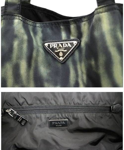 PRADA（プラダ）PRADA (プラダ) トートバッグ グリーンの古着・服飾アイテム