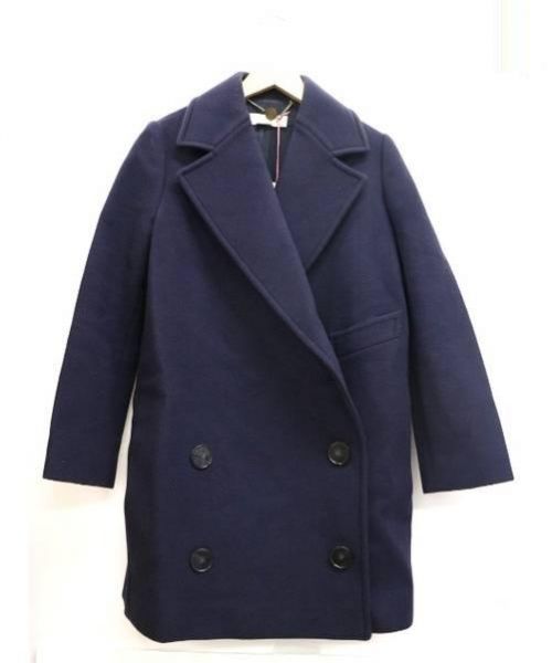 STELLA McCARTNEY（ステラマッカートニー）STELLA McCARTNEY (ステラ マッカートニー) ダブルブレストコート ネイビー サイズ:38の古着・服飾アイテム