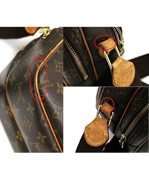 LOUIS VUITTON（ルイ ヴィトン）LOUIS VUITTON (ルイヴィトン) リポーターPM ブラウン サイズ:PM モノグラム リポーターPM　SP1011　M45254の古着・服飾アイテム