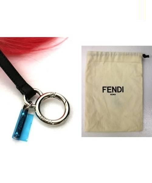 FENDI（フェンディ）FENDI (フェンディ) レザーモンスターチャーム ピンク PUNKITO　KARLITO　16SS　イタリア製　の古着・服飾アイテム