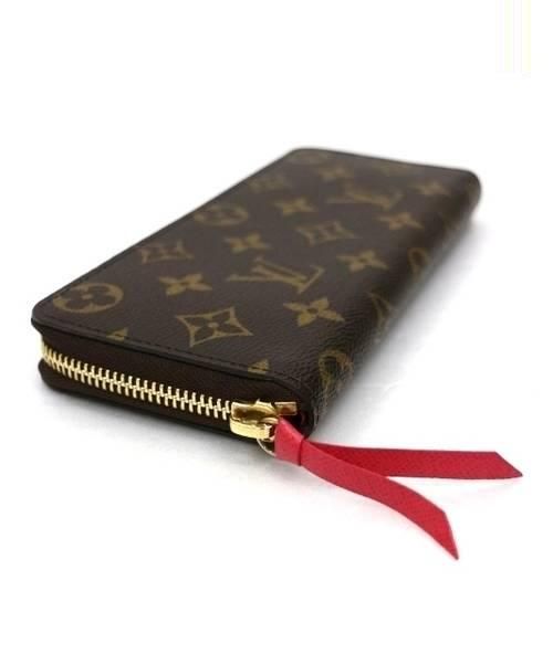 LOUIS VUITTON（ルイ ヴィトン）LOUIS VUITTON (ルイヴィトン) ポルトフォイユ・クレマンス ブラウン サイズ:- モノグラム　M60742　GI2135　ポルトフォイユ・クレマンス　現行モデル　フューシャの古着・服飾アイテム