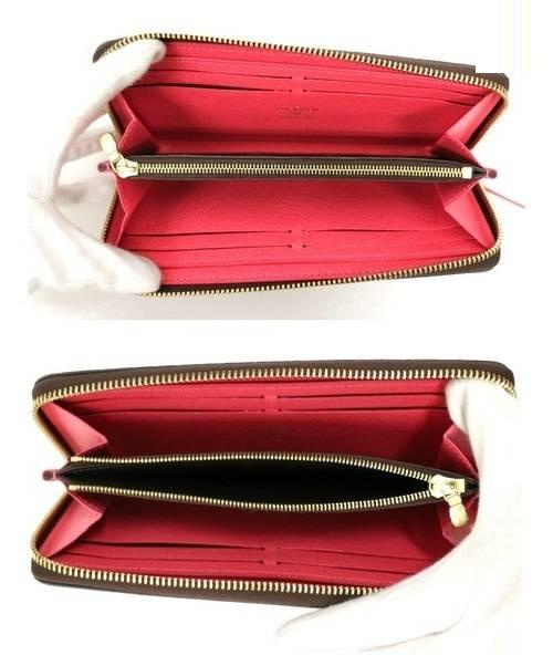 LOUIS VUITTON（ルイ ヴィトン）LOUIS VUITTON (ルイヴィトン) ポルトフォイユ・クレマンス ブラウン サイズ:- モノグラム　M60742　GI2135　ポルトフォイユ・クレマンス　現行モデル　フューシャの古着・服飾アイテム