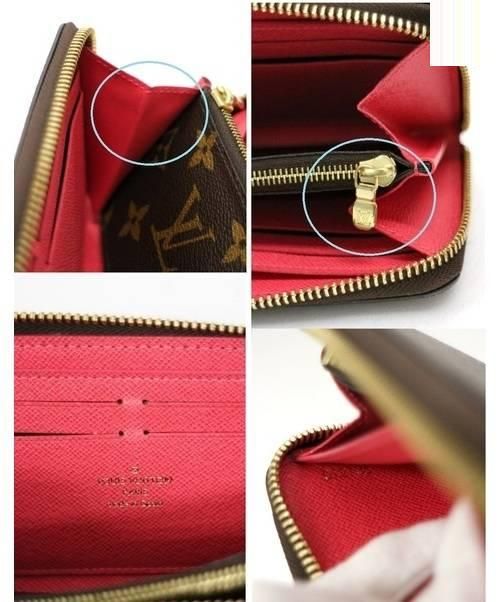 LOUIS VUITTON（ルイ ヴィトン）LOUIS VUITTON (ルイヴィトン) ポルトフォイユ・クレマンス ブラウン サイズ:- モノグラム　M60742　GI2135　ポルトフォイユ・クレマンス　現行モデル　フューシャの古着・服飾アイテム