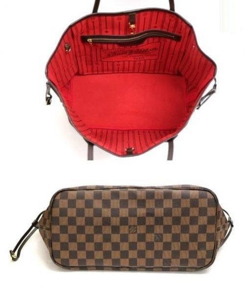 LOUIS VUITTON（ルイ ヴィトン）LOUIS VUITTON (ルイヴィトン) ネヴァーフルMM ブラウン サイズ:MM ダミエ　ネヴァーフル　N51105　GI4181の古着・服飾アイテム