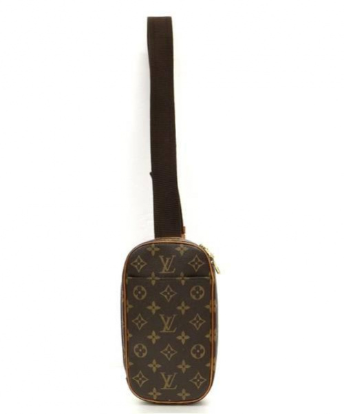 LOUIS VUITTON（ルイ ヴィトン）LOUIS VUITTON (ルイヴィトン) ポシェットガンジュ ブラウン サイズ:- モノグラム M51870 CA1002の古着・服飾アイテム