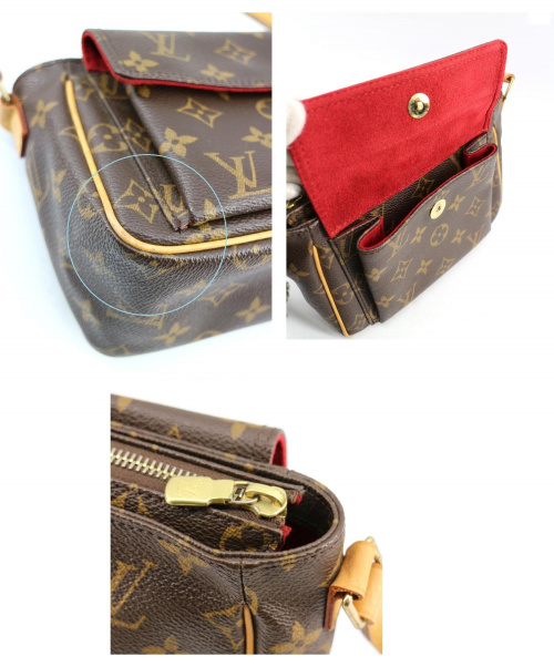 LOUIS VUITTON（ルイ ヴィトン）LOUIS VUITTON (ルイヴィトン) ヴィバ・シテPM ブラウン サイズ:PM モノグラム　M51165の古着・服飾アイテム