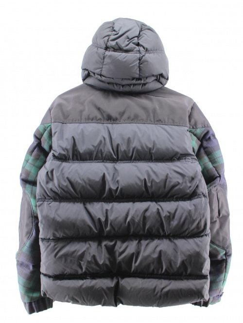 MONCLER（モンクレール）MONCLER (モンクレール) ブラックウォッチチェックダウンジャケット サイズ:1 41351-50-54149 DEFENSEの古着・服飾アイテム