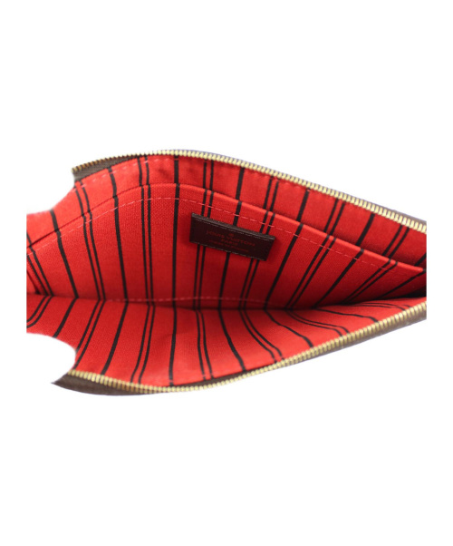 LOUIS VUITTON（ルイ ヴィトン）LOUIS VUITTON (ルイヴィトン) ネヴァーフル付属ポーチ ブラウン サイズ:- ダミエ SF1134の古着・服飾アイテム