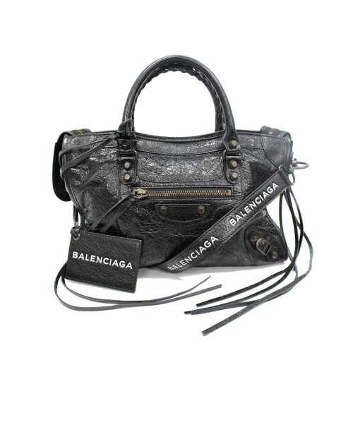 BALENCIAGA（バレンシアガ）BALENCIAGA (バレンシアガ) 2wayハンドバッグ ブラック サイズ:表記なしの為、実寸サイズをご参照ください。 431621 1060 Z 568024 CLASSIC CITY Sの古着・服飾アイテム