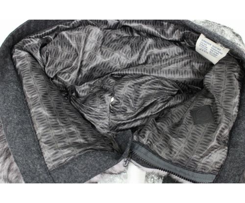 MONCLER（モンクレール）MONCLER (モンクレール) ファーウール転写ダウンパンツ グレー サイズ:50の古着・服飾アイテム