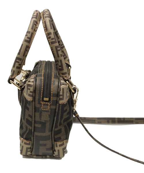 FENDI（フェンディ）FENDI (フェンディ) ズッカパターンミニショルダーバッグ ブラウン サイズ:下記参照の古着・服飾アイテム
