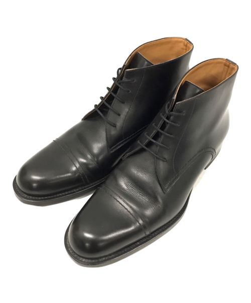 HERMES（エルメス）HERMES (エルメス) キャップトゥチャッカーブーツ ブラック サイズ:43の古着・服飾アイテム