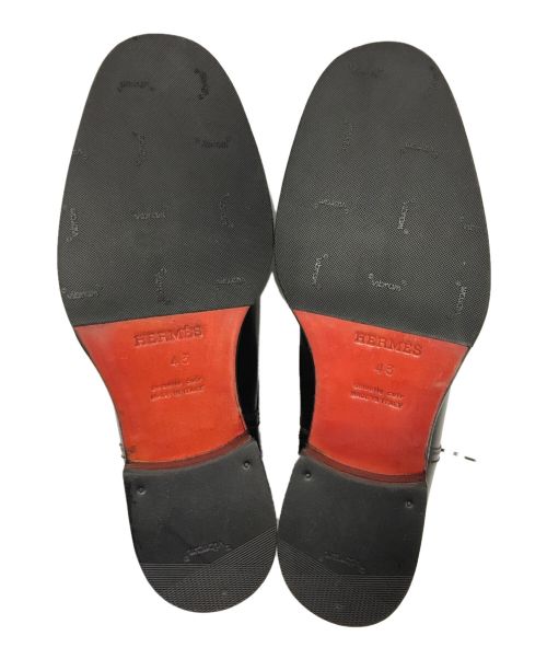 HERMES（エルメス）HERMES (エルメス) キャップトゥチャッカーブーツ ブラック サイズ:43の古着・服飾アイテム