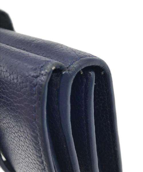 Saint Laurent Paris（サンローランパリ）Saint Laurent Paris (サンローランパリ) 3つ折り財布 ネイビー サイズ:下記参照の古着・服飾アイテム