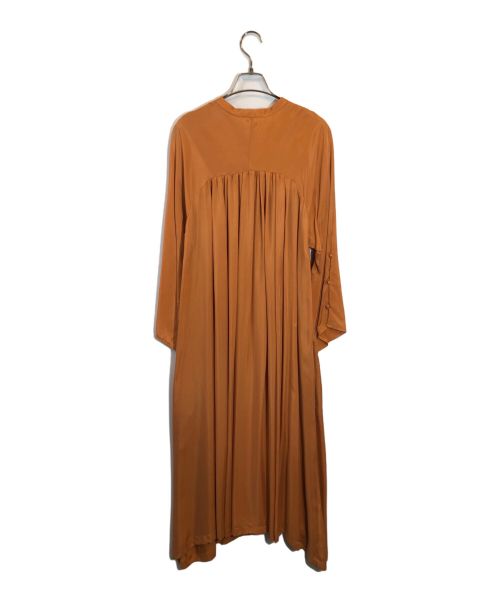 house of lotus（ハウスオブロータス）house of lotus (ハウスオブロータス) カディコットンロングスリーブシャツワンピース オレンジ サイズ:SIZE Mの古着・服飾アイテム