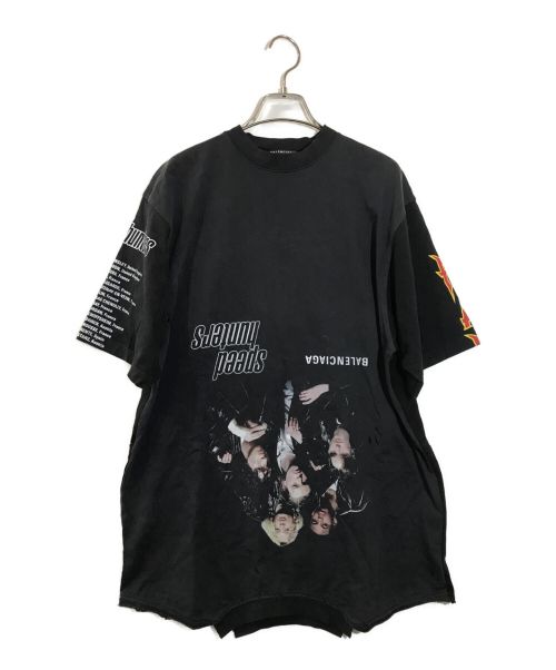 BALENCIAGA（バレンシアガ）BALENCIAGA (バレンシアガ) アップサイドダウンTシャツ グレー サイズ:Lの古着・服飾アイテム