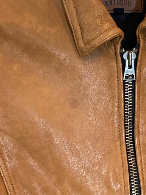 JACKROSE（ジャックローズ）JACKROSE (ジャックローズ) シングルライダースジャケット ブラウン サイズ:3の古着・服飾アイテム