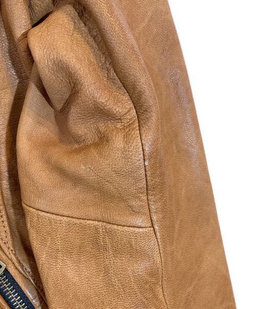 JACKROSE（ジャックローズ）JACKROSE (ジャックローズ) シングルライダースジャケット ブラウン サイズ:3の古着・服飾アイテム