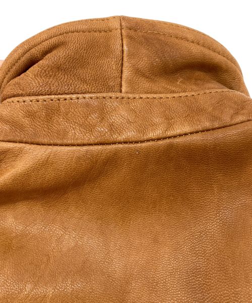 JACKROSE（ジャックローズ）JACKROSE (ジャックローズ) シングルライダースジャケット ブラウン サイズ:3の古着・服飾アイテム