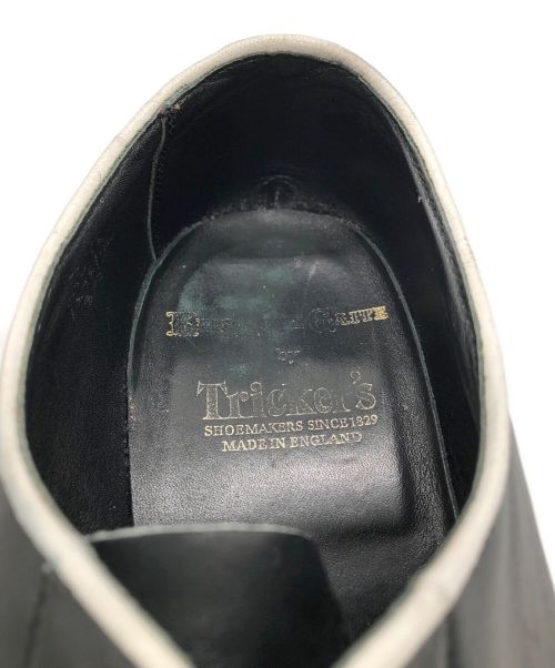 Tricker's（トリッカーズ）Tricker's (トリッカーズ) KIDS LOVE GAITE (キッズラブゲイト) プレーントゥーラバーシューズ ブラック サイズ:8 1/2の古着・服飾アイテム